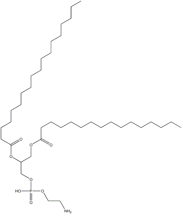 2-aminoethoxy-(3-hexadecanoyloxy-2-octadecanoyloxy-propoxy)phosphinic acid 结构式