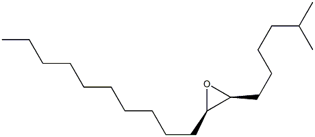2-Methyl-cis-7,8-epoxyoctadecane 结构式