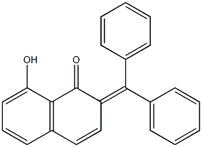 Naphthalene, 1,2-dihydro-2-(diphenylmethylene)-8-hydroxy-1-oxo- 结构式