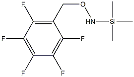 o-(2,3,4,5,6-Pentafluorobenzyl)-N-(trimethylsilyl)hydroxylamine 结构式