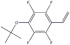 4-(tert-Butoxy)-2,3,5,6-tetrafluorostyrene 97% 结构式