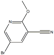 5-Bromo-3-cyano-2-methoxypyridine 结构式