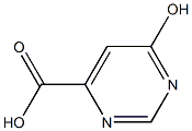 6-Hydroxypyrimidine-4-carboxylic acid 结构式