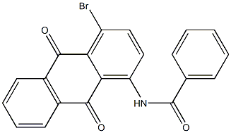 1-BROMO-4-BENZOYLAMIBO ANTHRAQUINONE 结构式