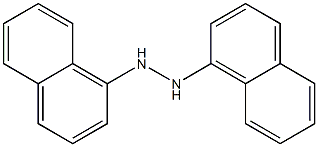 1,2-二(1-萘)肼 结构式