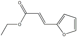 2-呋喃丙烯酸乙酯 结构式