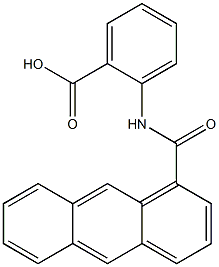 N-鄰胺苯甲醯胺苯甲酸 结构式