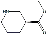 Methyl (S)-3-Piperidine Carboxylate 结构式