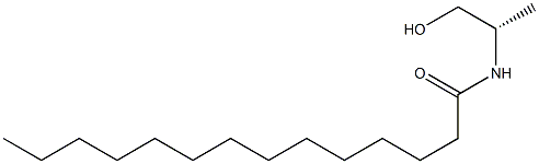 N-myristoyl-alaninol 结构式