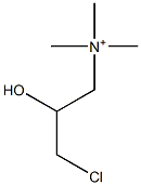 n-(3-chloro-2-hydroxypropyl)trimethylammonium 结构式