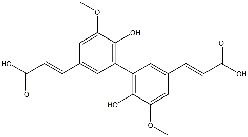 5,5-diferulic acid 结构式