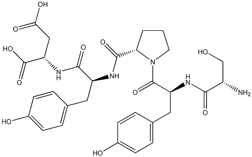 seryl-tyrosyl-prolyl-tyrosyl-aspartic acid 结构式