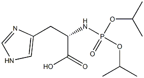 N-(O,O-diisopropyl)phosphoryl histidine 结构式