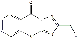 2-chloromethyl-1,2,4-triazolo(5,1-b)(1,3)-benzothiazin-9-one 结构式