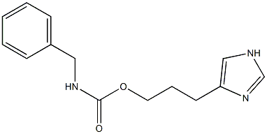 3-(1H-imidazol-4-yl)propyl N-benzylcarbamate 结构式