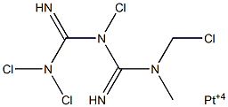 tetrachloro(metformin)platinum(IV) 结构式
