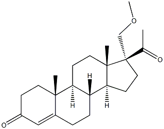 17-methoxymethylprogesterone 结构式