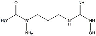 N(omega)-hydroxynorarginine 结构式