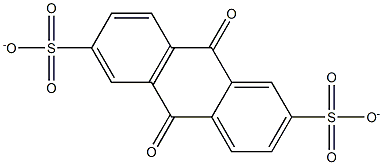 anthraquinone-2,6-disulfonate 结构式