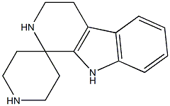 spiro(piperidine-4',1-(1,2,3,4-tetrahydro-beta-carboline)) 结构式