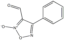 4-phenyl-1,2,5-oxadiazole-3-carboxaldehyde-2-oxide 结构式