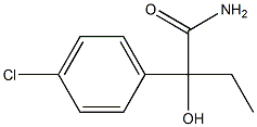 2-hydroxy-2-(4'-chlorophenyl)butyramide 结构式