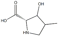 3-hydroxy-4-methylproline 结构式