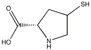 4-mercaptoproline 结构式