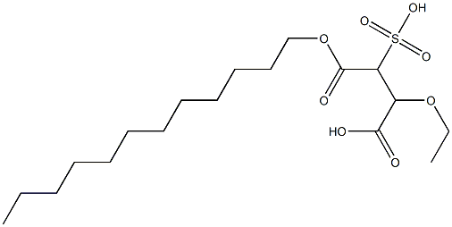 lauryl 3-ethoxysulfosuccinate 结构式
