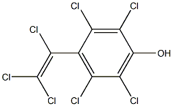 4-HYDROXY-HEPTACHLOROSTYRENE 结构式