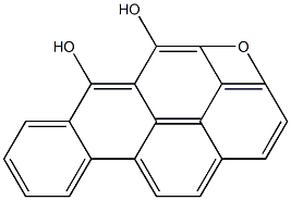 (+)-ANTI-BENZO(A)PYRENE-DIOL-EPOXIDE 结构式