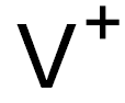 VANADIUM(1+),ION 结构式