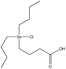 DI-N-BUTYL(3-CARBOXYPROPYL)TINCHLORIDE 结构式
