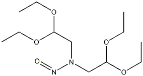 NITROSOBIS-(DIETHYOXYETHYL)-AMINE 结构式