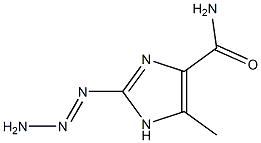 5-MONOMETHYLTRIAZENOIMIDAZOLE-4-CARBOXAMIDE 结构式