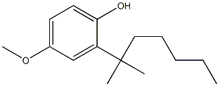 2-TERTOCTYL-4-METHOXYPHENOL 结构式