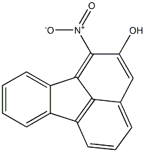 FLUORANTHENE,2-HYDROXY-1-NITRO- 结构式