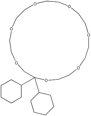 DICYCLOHEXYL21-CROWN-7ETHER 结构式