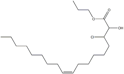 3-CHLORO-2-HYDROXY-1-PROPYLOLEATE 结构式