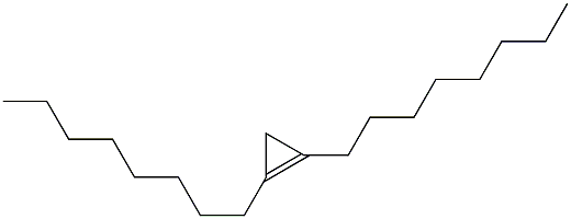 1,2-DIOCTYLCYCLOPROPENE 结构式