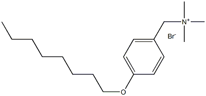 PARA-OCTYLOXYBENZYLTRIMETHYLAMMONIUMBROMIDE 结构式