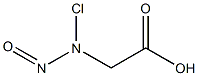 GLYCINE,N-CHLORO-N-NITROSO- 结构式