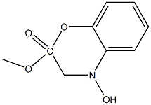 2-METHOXY-4-HYDROXY-1,4-BENZOXAZINONE 结构式