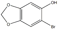 2-BROMO-4,5-(METHYLENEDIOXY)PHENOL 结构式