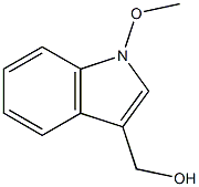 1-METHOXYINDOLE-3-CARBINOL 结构式