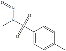 N-NITROSO-N-METHYL-PARA-TOLUENESULPHONAMIDE 结构式