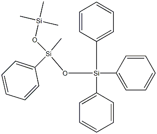 TETRAPHENYLTETRAMETHYLTRISILOXANE 结构式