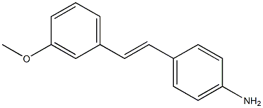 4-AMINO-3'-METHOXYSTILBENE 结构式