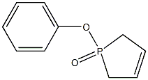 1-PHENOXY-3-PHOSPHOLENE1-OXIDE 结构式