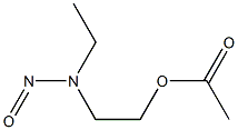 N-BETA-ACETOXYETHYL-N-ETHYLNIRTROSAMINE 结构式